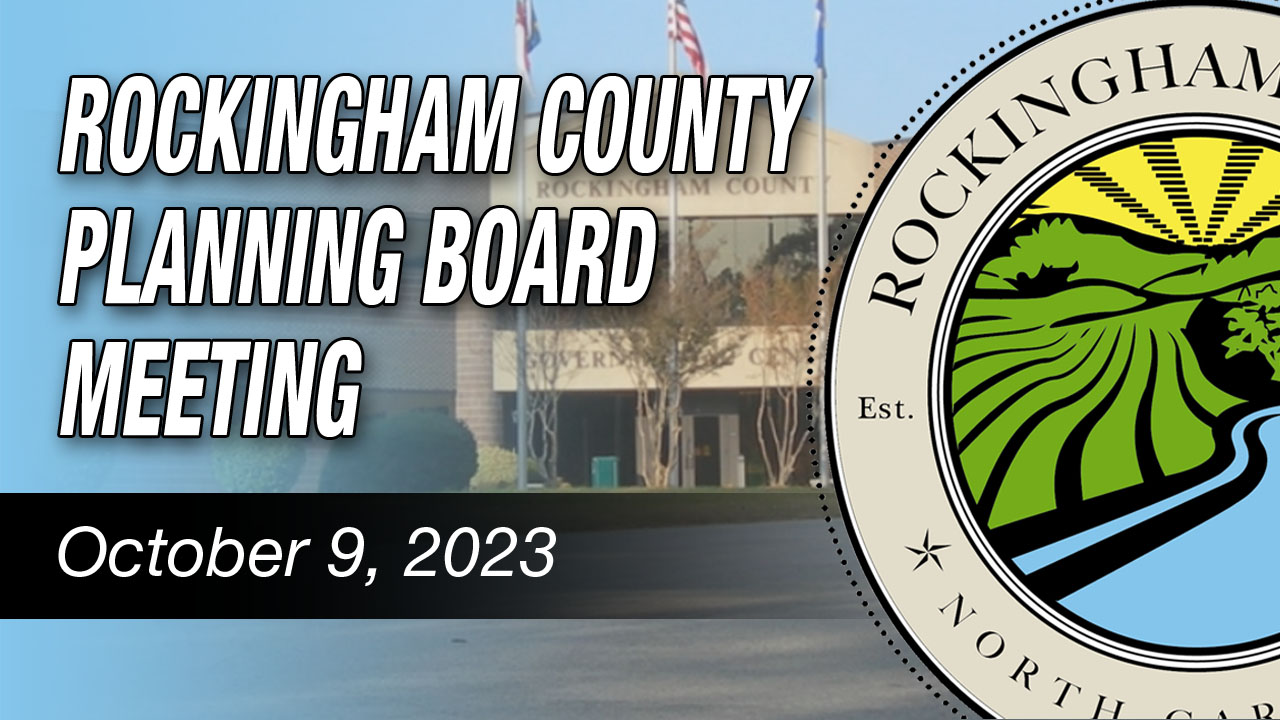 October 9, 2023 Rockingham County Planning Board Meeting