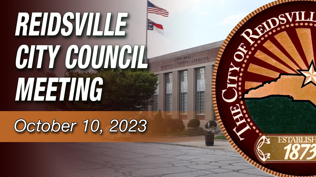 October 10, 2023 Reidsville City Council Meeting